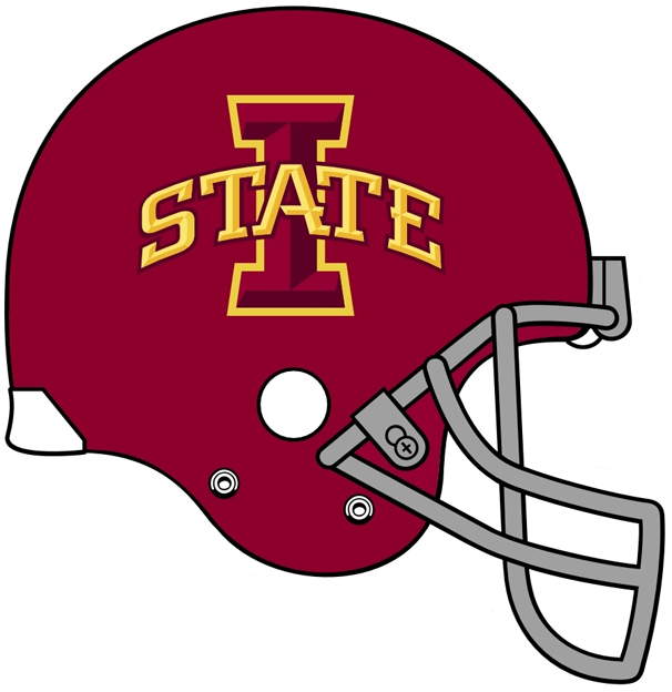 Iowa State Cyclones 2008-Pres Helmet Logo iron on transfers for clothing